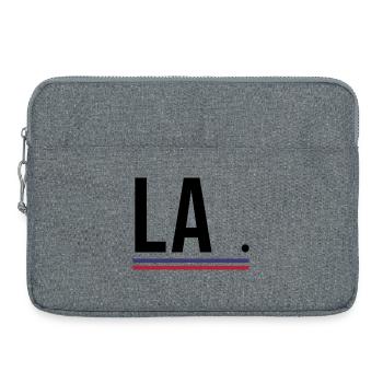 Los Angeles – Chemise streetwear de la côte ouest - Sacoche pour ordinateur portable 15 pouces - gris chiné - Devant