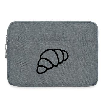 croissant - Sacoche pour ordinateur portable 15 pouces - gris chiné - Devant