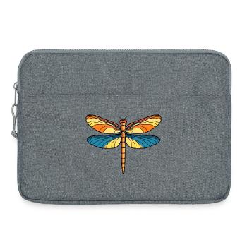 Sonnenflügel Drachenfliege - Laptoptasche 15" - Grau meliert - Vorne