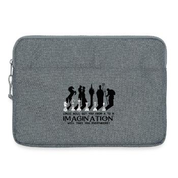 Schachlogik - Laptoptasche 15" - Grau meliert - Vorne