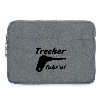Trecker fahr'n! - Laptoptasche 15" - Grau meliert - Vorne