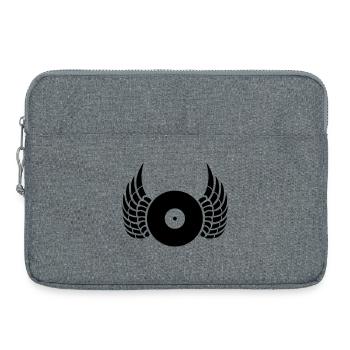 dj - Laptop bag 15" - heather grey - Front
