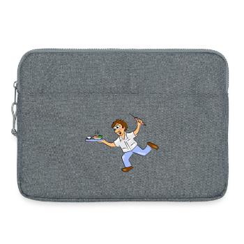 Pfleger Gesundheit Medizin - Laptoptasche 15" - Grau meliert - Vorne