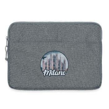 Milano Duomo Skyline - Laptop bag 15" - heather grey - Front