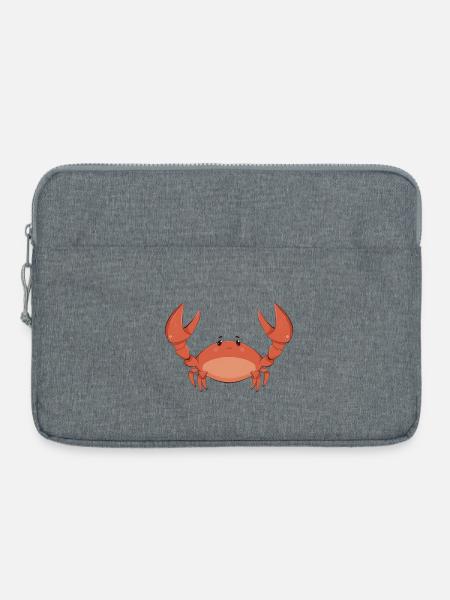 Krebs - Laptoptasche 15" - Grau meliert