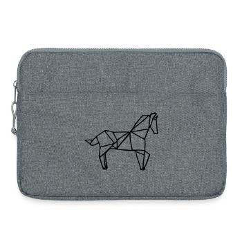 Abstract Color Pattern for Creative Clothing - Laptop bag 15" - heather grey - Front
