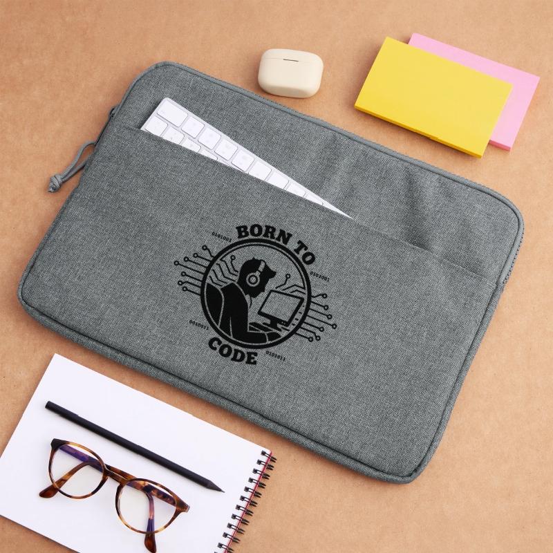 Coder Born to Code Programmer Laptop bag 15"