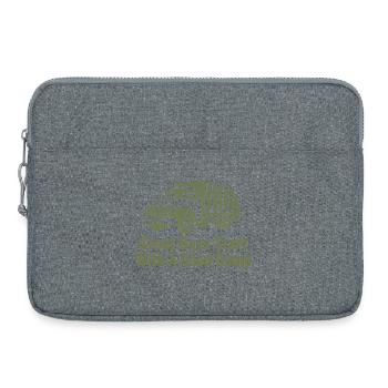 Les belles journées commencent avec un bon camion à ordures - Sacoche pour ordinateur portable 15 pouces - gris chiné - Devant