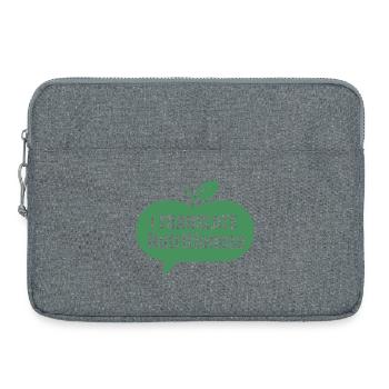 Diététicien(ne) Communication en nutrition - Sacoche pour ordinateur portable 15 pouces - gris chiné - Devant