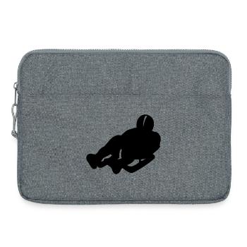 Schlitten - Laptoptasche 15" - Grau meliert - Vorne