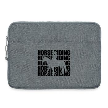 Fun riding - Laptop bag 15" - heather grey - Front