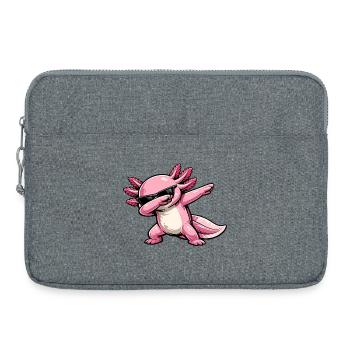 Axlotl en dabing - Sacoche pour ordinateur portable 15 pouces - gris chiné - Devant