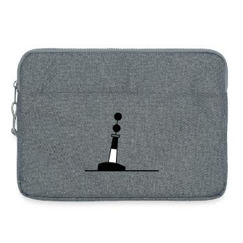 Tonne - Boje Nordsee Segeln Ostsee Maritim - Laptoptasche 15" - Grau meliert - Vorne