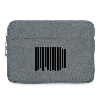 Barcode - Laptoptasche 15" - Grau meliert - Vorne