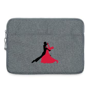 la danse de salon - Sacoche pour ordinateur portable 15 pouces - gris chiné - Devant