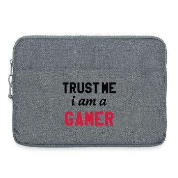 Gamer / Gaming - Laptop bag 15" - heather grey - Front
