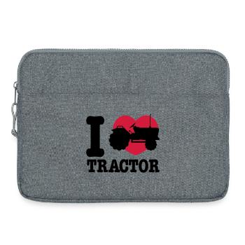 tracteur - Sacoche pour ordinateur portable 15 pouces - gris chiné - Devant