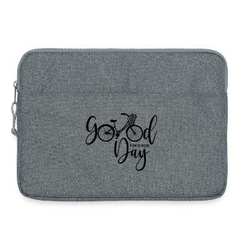 Bicycle - Good Day For A Ride - Laptop bag 15" - heather grey - Front