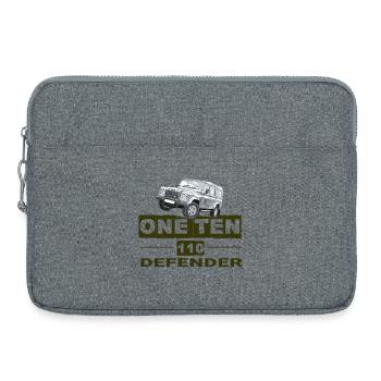 One Ten Defender 110 - Sacoche pour ordinateur portable 15 pouces - gris chiné - Devant