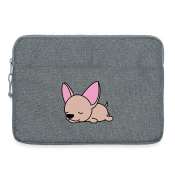 Chihuahua - Sacoche pour ordinateur portable 15 pouces - gris chiné - Devant