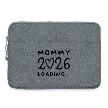 Mommy 2026 - Laptoptasche 15" - Grau meliert - Vorne