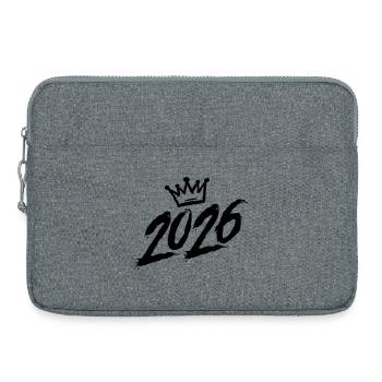 Couronne 2026 - Sacoche pour ordinateur portable 15 pouces - gris chiné - Devant