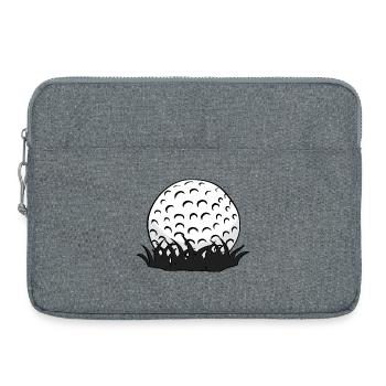 Balle de golf - Sacoche pour ordinateur portable 15 pouces - gris chiné - Devant