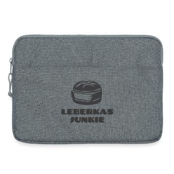 Leberkäs Junkie - Un scheim de est Pflicht ! - Sacoche pour ordinateur portable 15 pouces - gris chiné - Devant