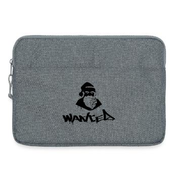 Wanted Père Noël – Noël Urbain et Rebelle - Sacoche pour ordinateur portable 15 pouces - gris chiné - Devant