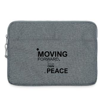 In deinem eigenen Frieden vorwärts gehen - Laptoptasche 15" - Grau meliert - Vorne