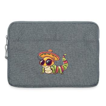 Wurm Lustig Sombrero - Laptoptasche 15" - Grau meliert - Vorne