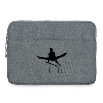 Gymnastics guy - Gymnastik guy - Laptoptasche 15" - Grau meliert - Vorne
