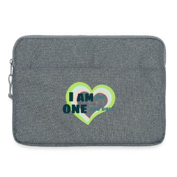 Je suis le seul et unique enfant Enfants Naissance du bébé - Sacoche pour ordinateur portable 15 pouces - gris chiné - Devant