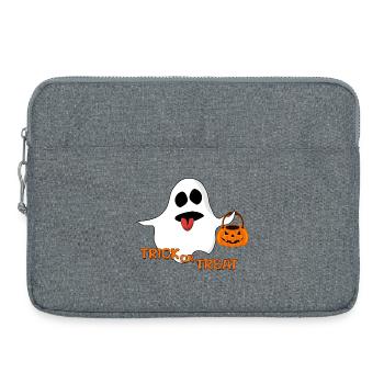 Geist Trick or Treat - Laptoptasche 15" - Grau meliert - Vorne