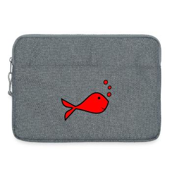 RETRAITE. BONNE RETRAITE. JOYEUSE RETRAITE - Sacoche pour ordinateur portable 15 pouces - gris chiné - Devant