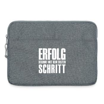 Erfolg Spruch für Gründer Unternehmer Startup - Laptoptasche 15" - Grau meliert - Vorne