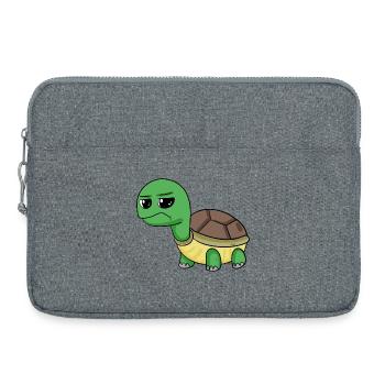 Turtle - Laptop bag 15" - heather grey - Front