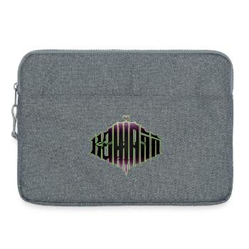 Métal Kawaii – Grunge Y2K x Lettrage Heavy Metal - Sacoche pour ordinateur portable 15 pouces - gris chiné - Devant