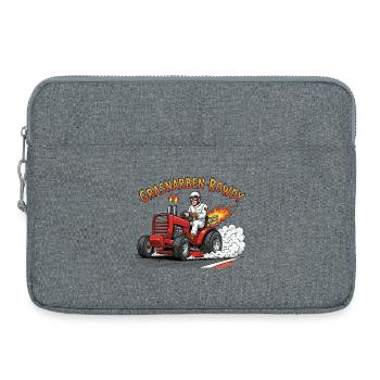 Truie d’herbe Hooligan - Sacoche pour ordinateur portable 15 pouces - gris chiné - Devant
