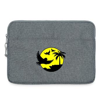 Paradise Insel Birds - Laptoptasche 15" - Grau meliert - Vorne