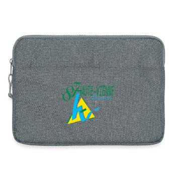 Logo Haute Vienne  87 Limousin - Sacoche pour ordinateur portable 15 pouces - gris chiné - Devant