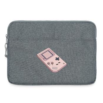 Game Boy pastel rétro - Sacoche pour ordinateur portable 15 pouces - gris chiné - Devant
