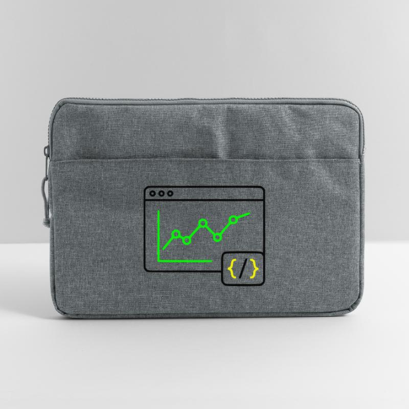 Web Analyse Chart Coding Browser Vektor Laptoptasche 15"