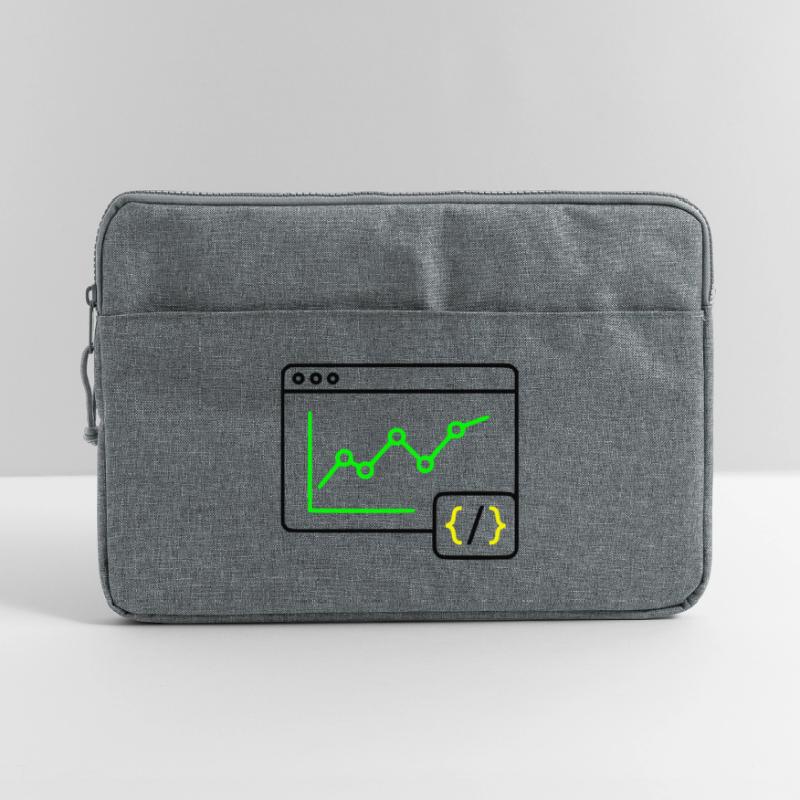 Web Analysis Chart Coding Browser Vector Laptop bag 15"