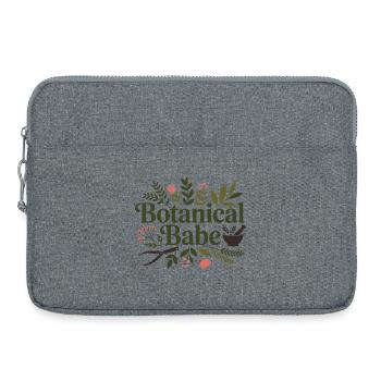 Clinique professionnelle de l’herboriste botanique - Sacoche pour ordinateur portable 15 pouces - gris chiné - Devant