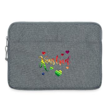 Artistic cycling, artistic cycling, indoor cycling - Laptop bag 15" - heather grey - Front