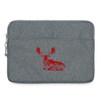 Elk - Laptop bag 15" - heather grey - Front