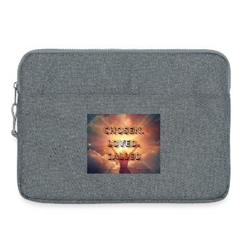 Élu Aimé Appelé - Sacoche pour ordinateur portable 15 pouces - gris chiné - Devant