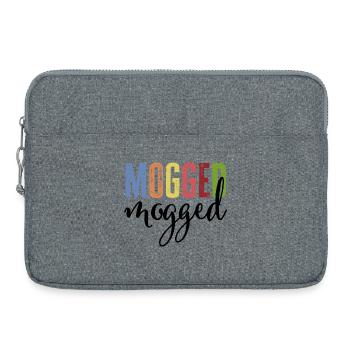 mogged - Laptoptasche 15" - Grau meliert - Vorne
