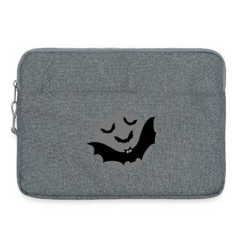 Fledermäuse - Laptoptasche 15" - Grau meliert - Vorne
